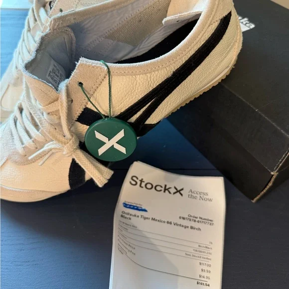 Onitsuka Tiger, Mexico 66, Vintage Birch & Black Sneakers, Women’s 9, Men’s 7.5 - Picture 8 of 8